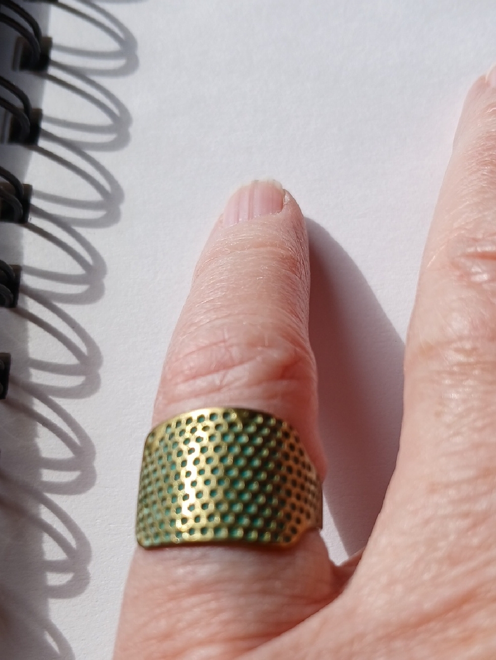 Vintage Brass ring size 5